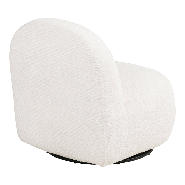 House Nordic Milo loungestol offwhite med snurrfunktion