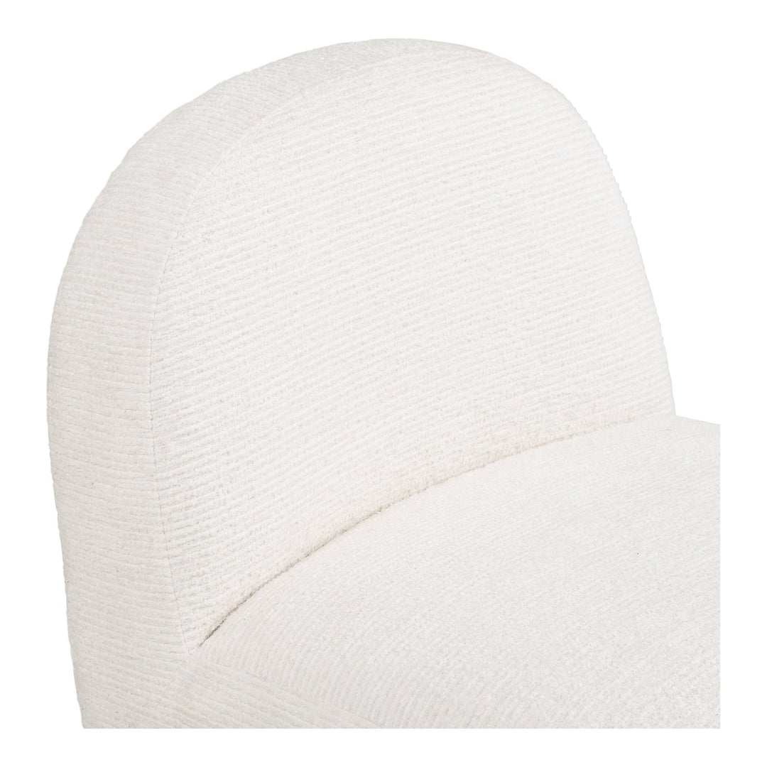 House Nordic Milo loungestol offwhite med snurrfunktion