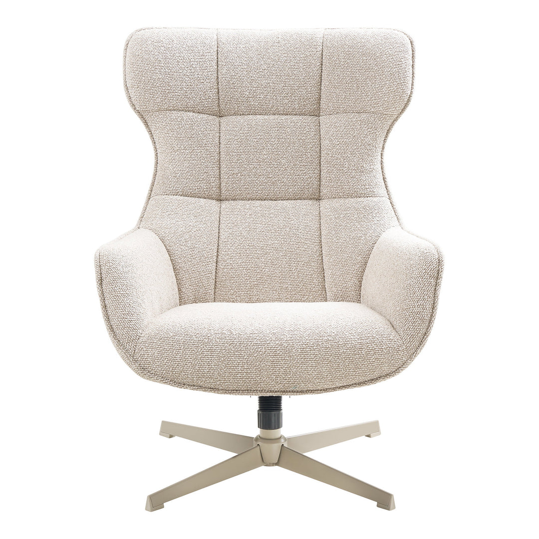 House Nordic Turin loungestol natur med snurrfunktion