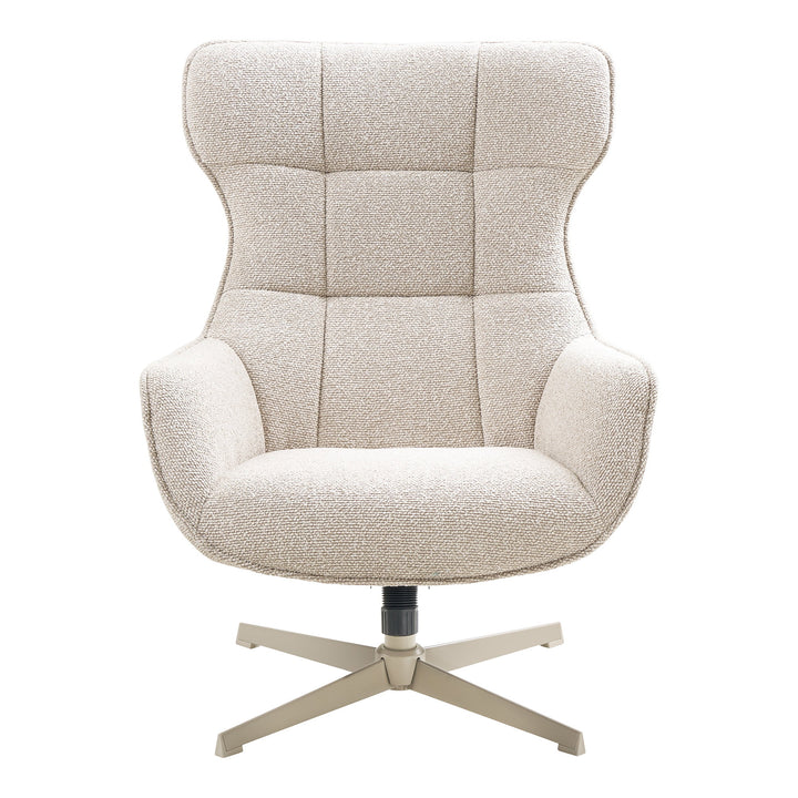 House Nordic Turin loungestol natur med snurrfunktion