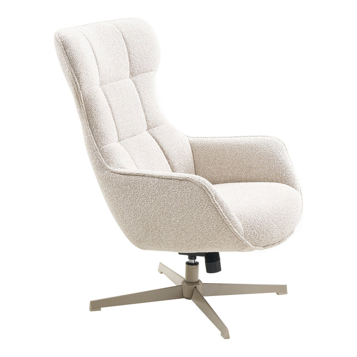 House Nordic Turin loungestol natur med snurrfunktion