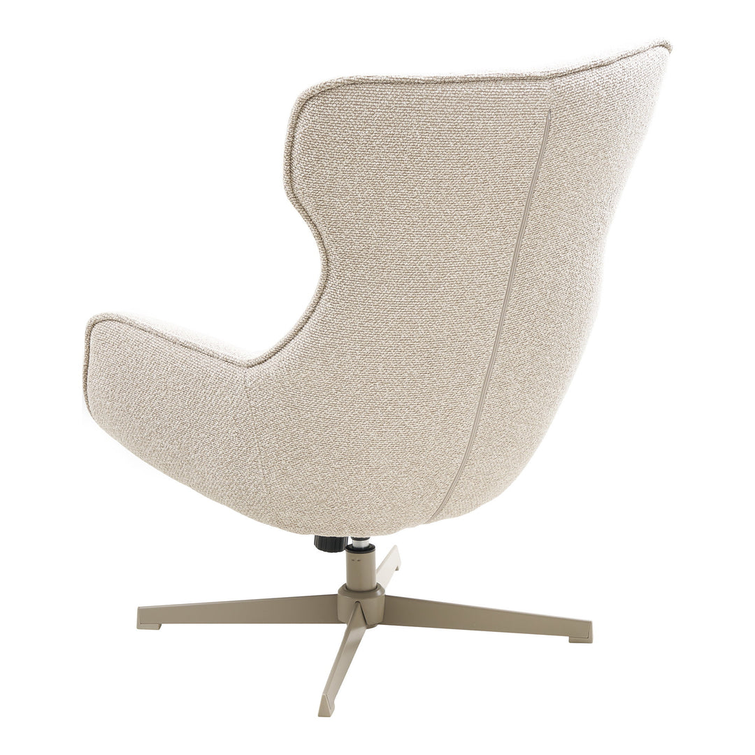 House Nordic Turin loungestol natur med snurrfunktion