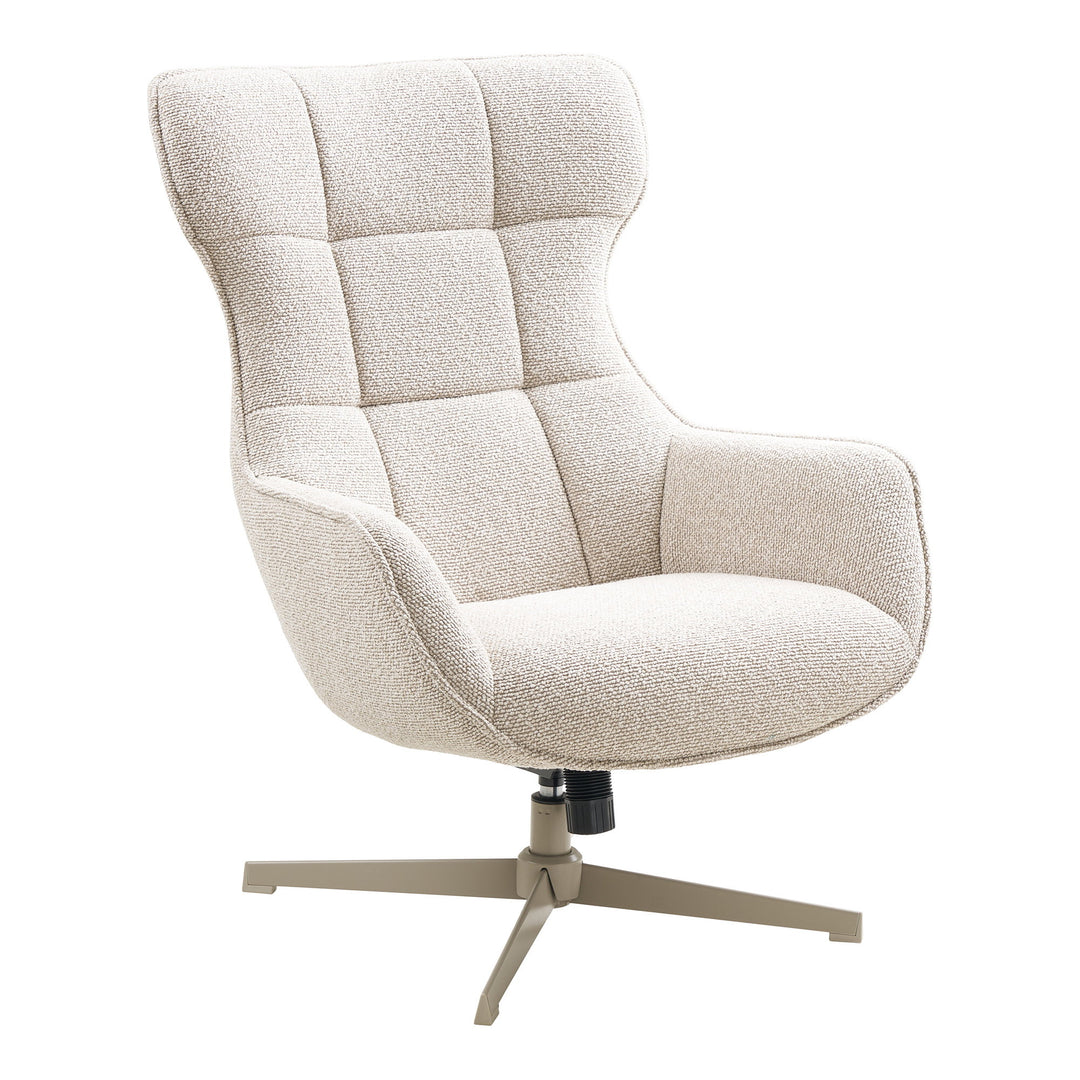 House Nordic Turin loungestol natur med snurrfunktion