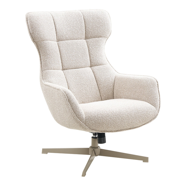 House Nordic Turin loungestol natur med snurrfunktion