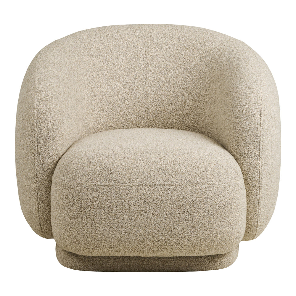 House Nordic Hawkes loungestol sand med snurrfunktion