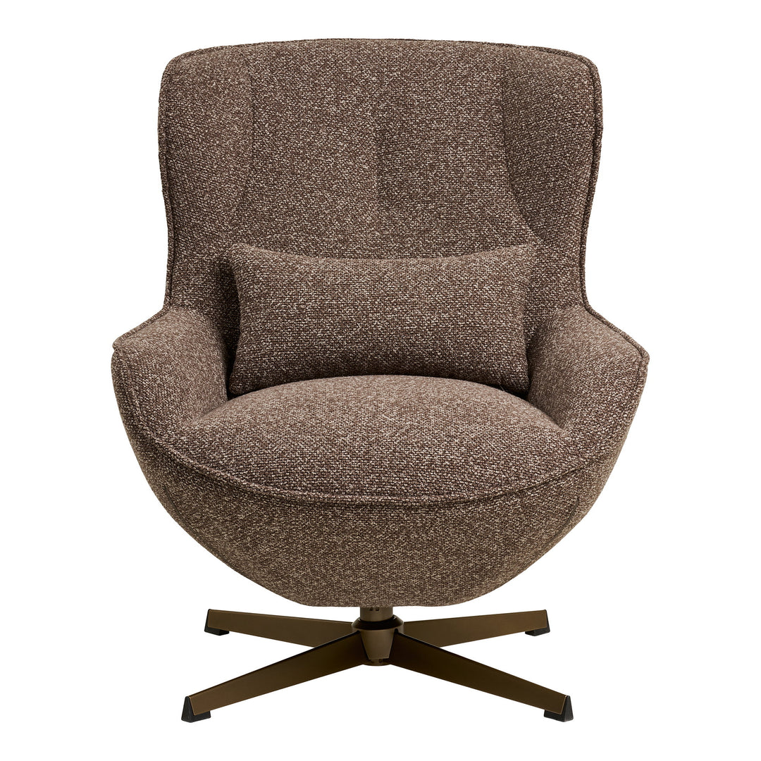 House Nordic Blenheim loungestol brun med snurrfunktion