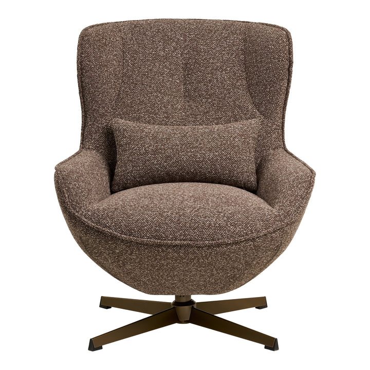 House Nordic Blenheim loungestol brun med snurrfunktion