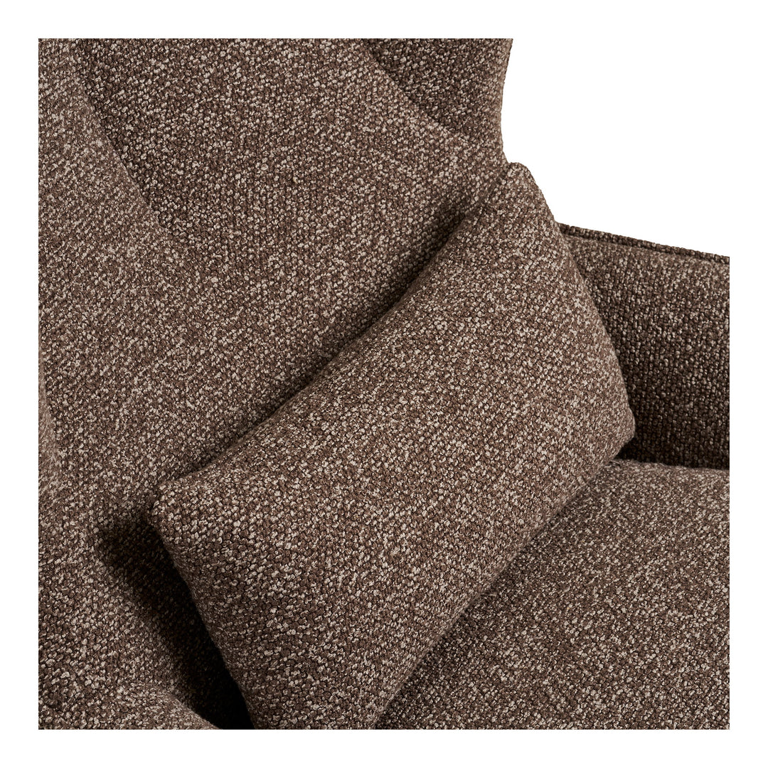 House Nordic Blenheim loungestol brun med snurrfunktion