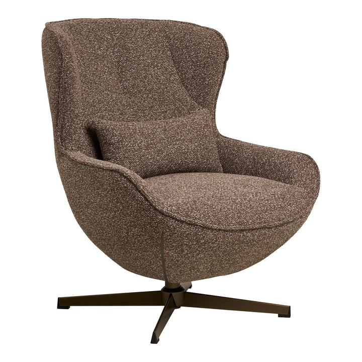 House Nordic Blenheim loungestol brun med snurrfunktion