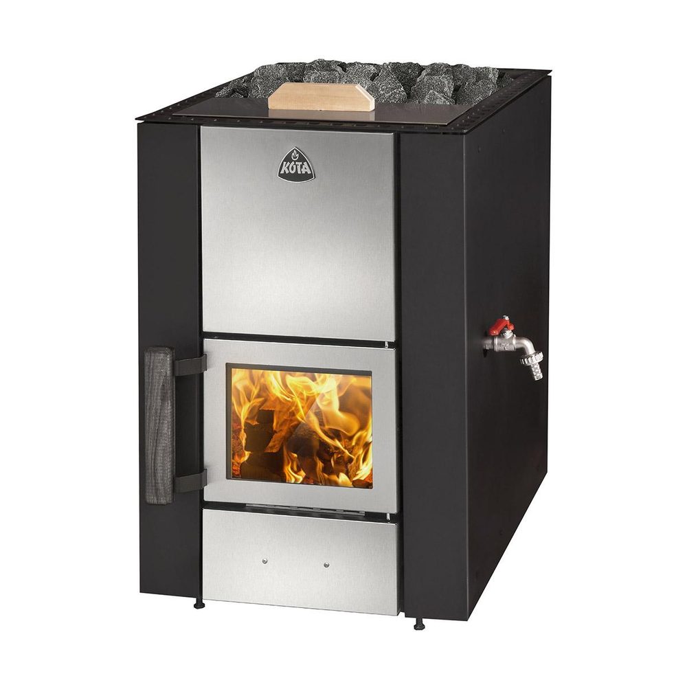 Wood-fired Sauna Heater Kuru with Water Tank