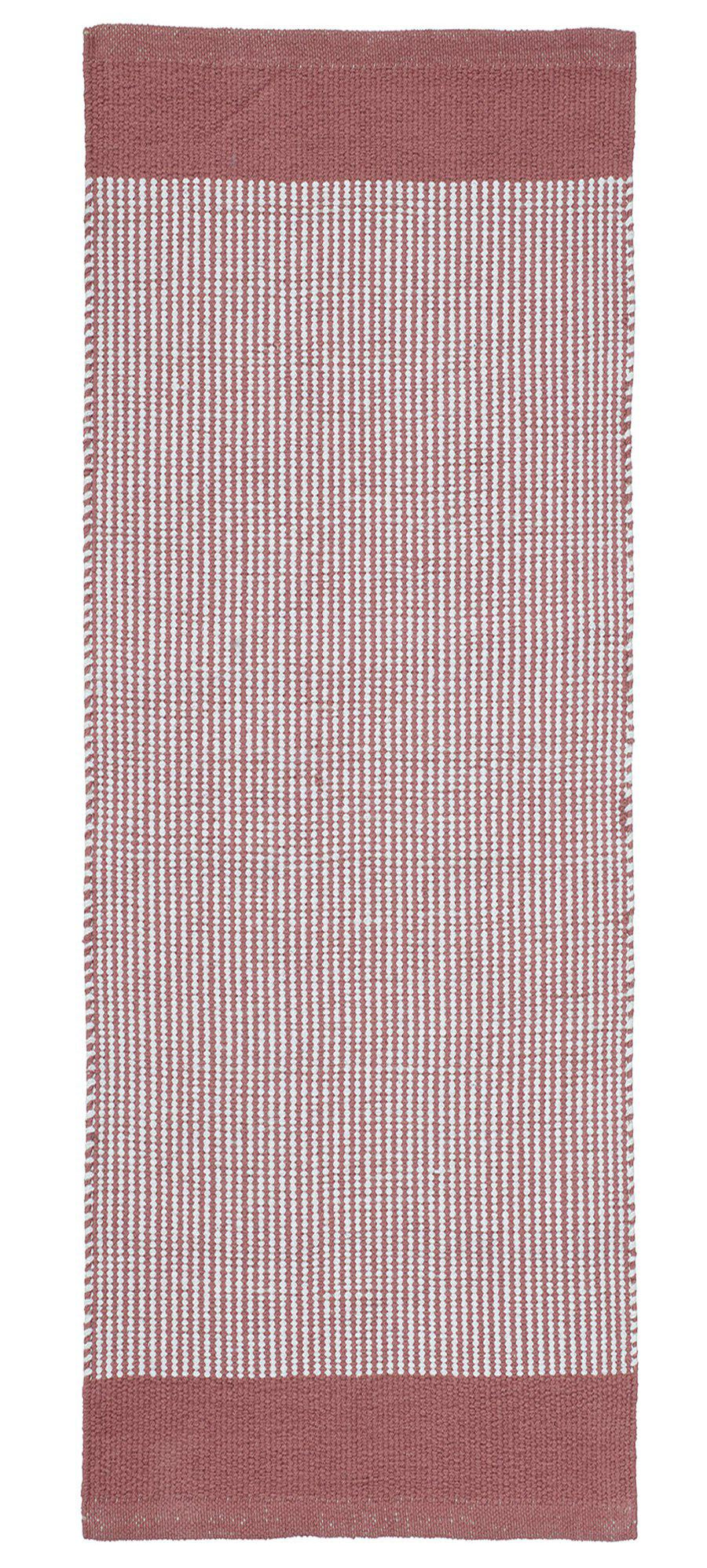 Svanefors Stripe bordslöpare 40×140 cm – Rose