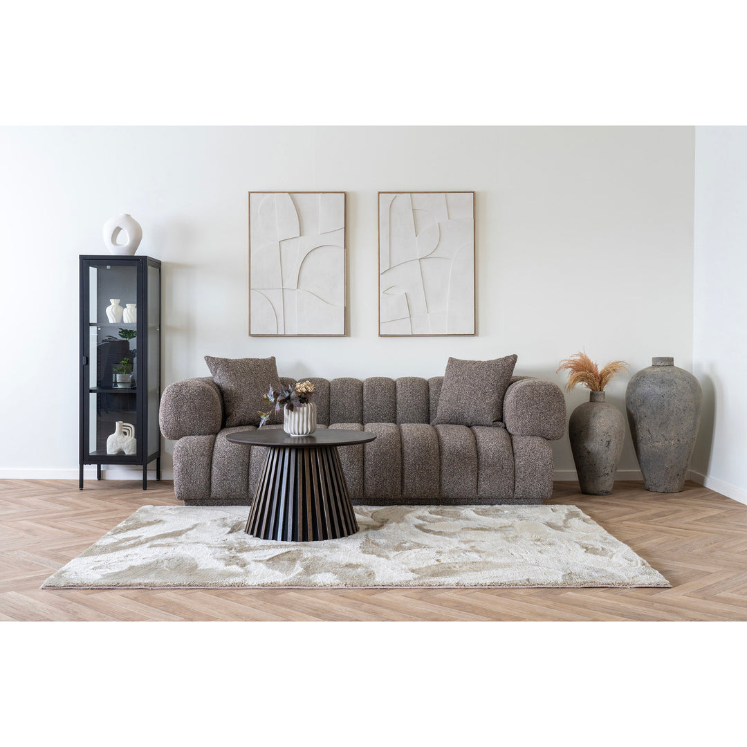 House Nordic Aurora soffa i brunt tyg