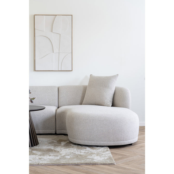 House Nordic Kingston högervänd loungesoffa i naturfärgat tyg