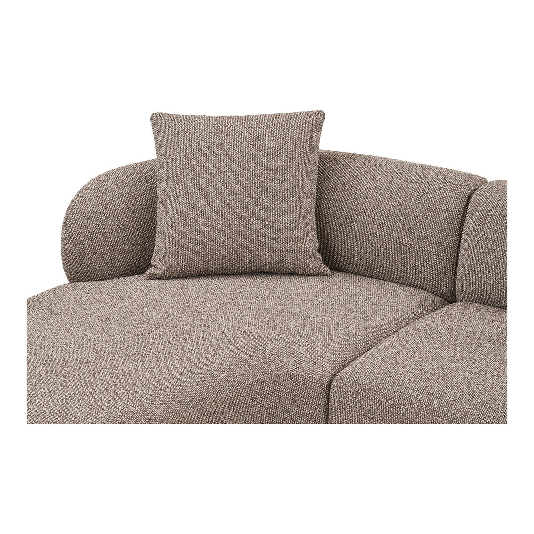 House Nordic Kingston loungesoffa brun – vänster