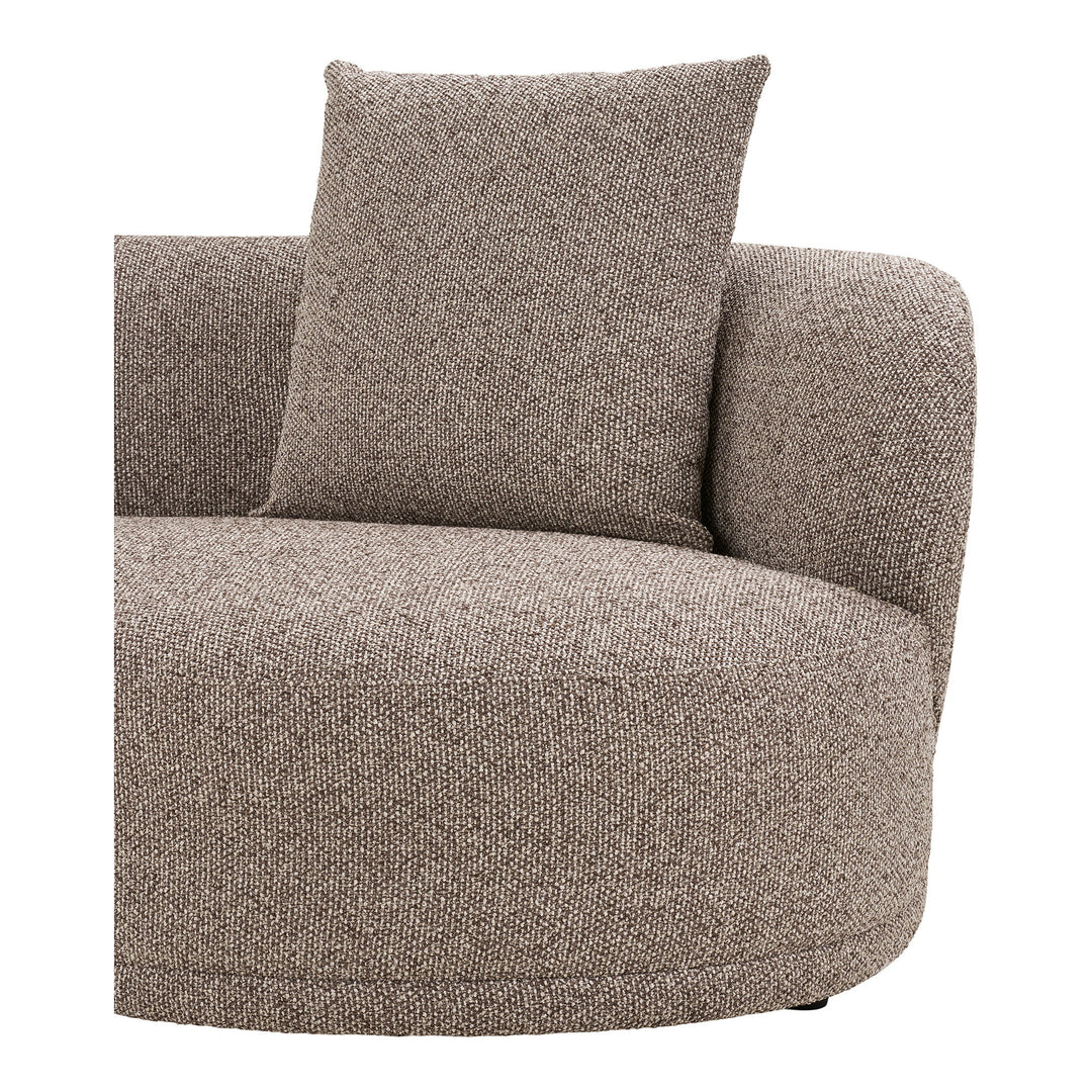 House Nordic Kingston loungesoffa brun – vänster