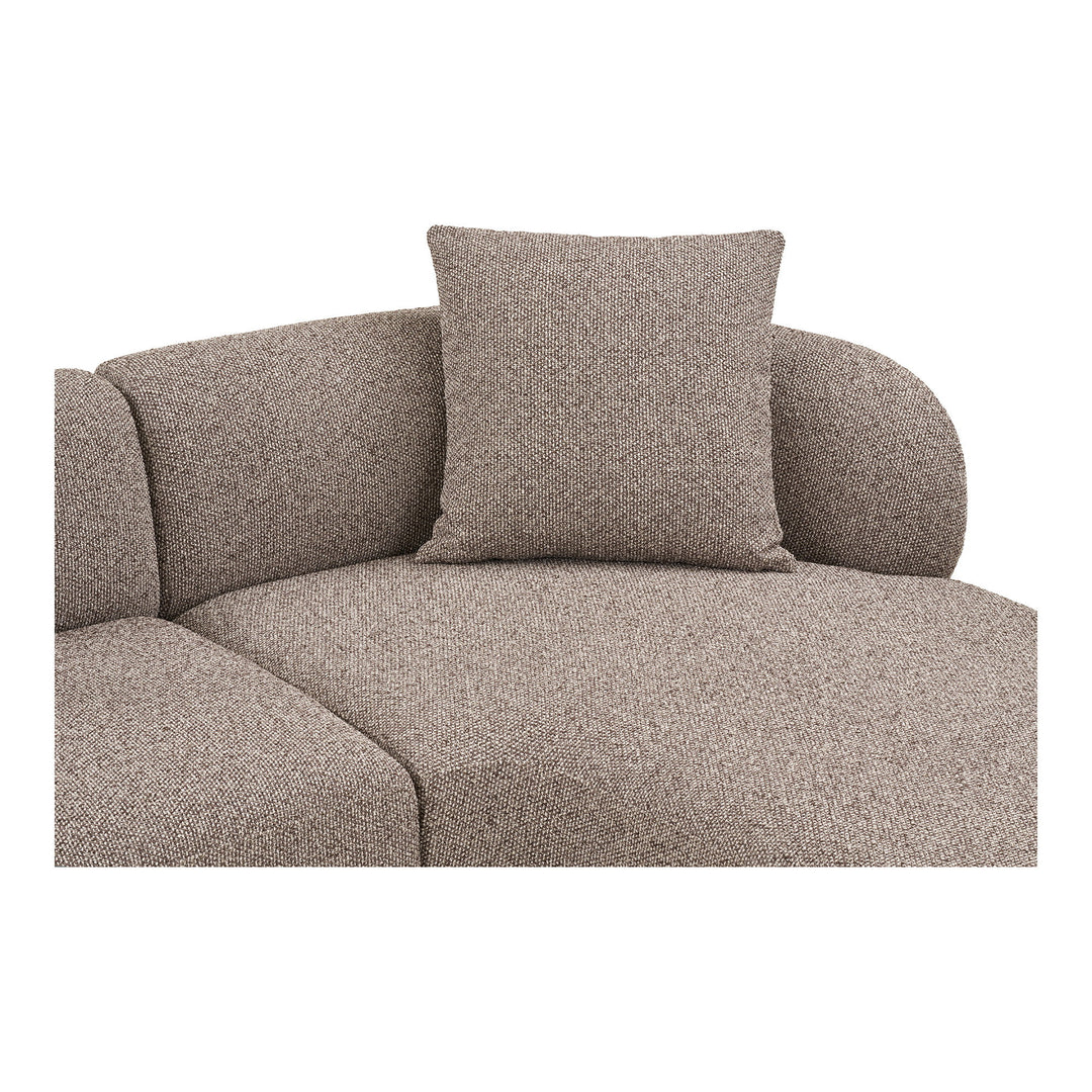 House Nordic Kingston loungesoffa brun – höger