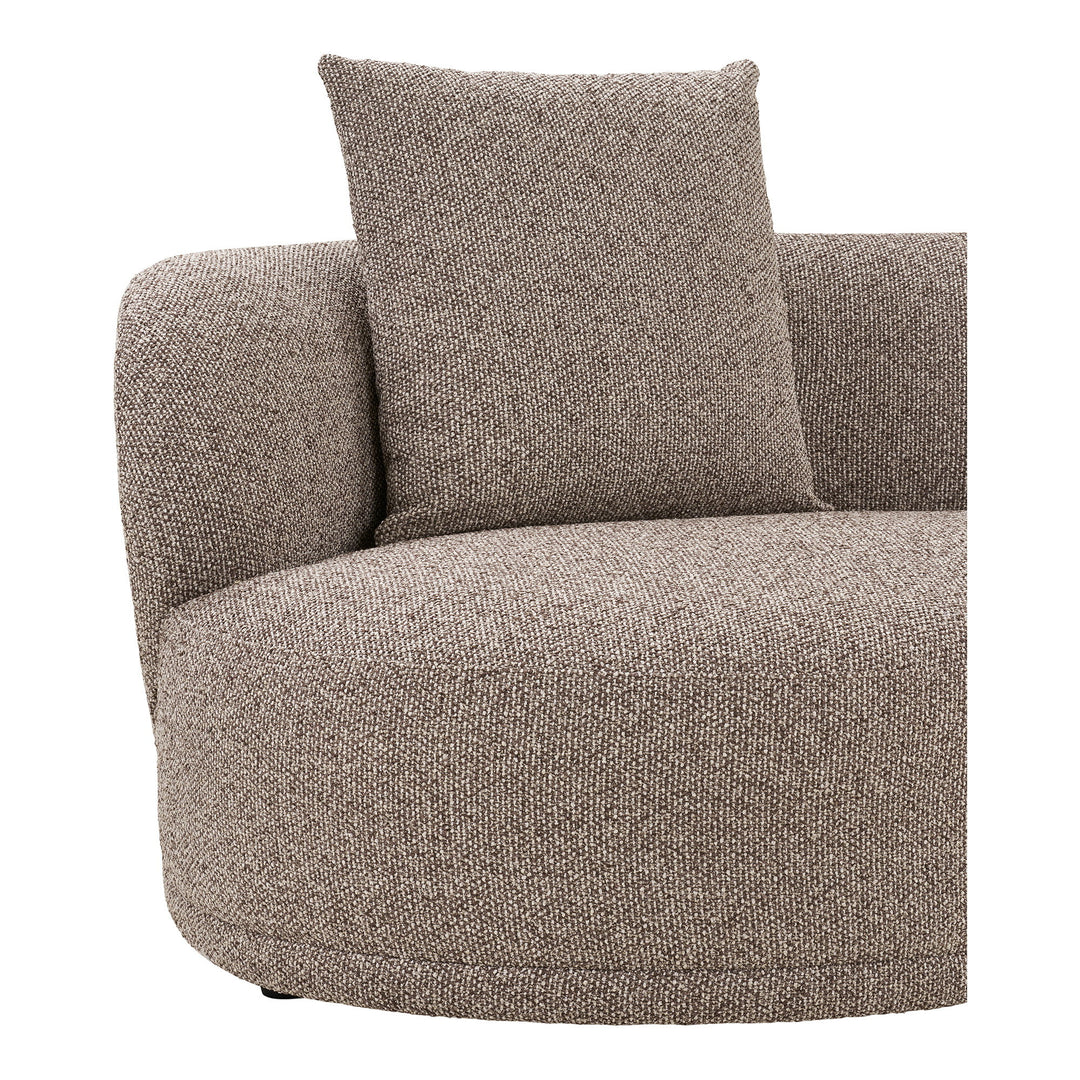 House Nordic Kingston loungesoffa brun – höger
