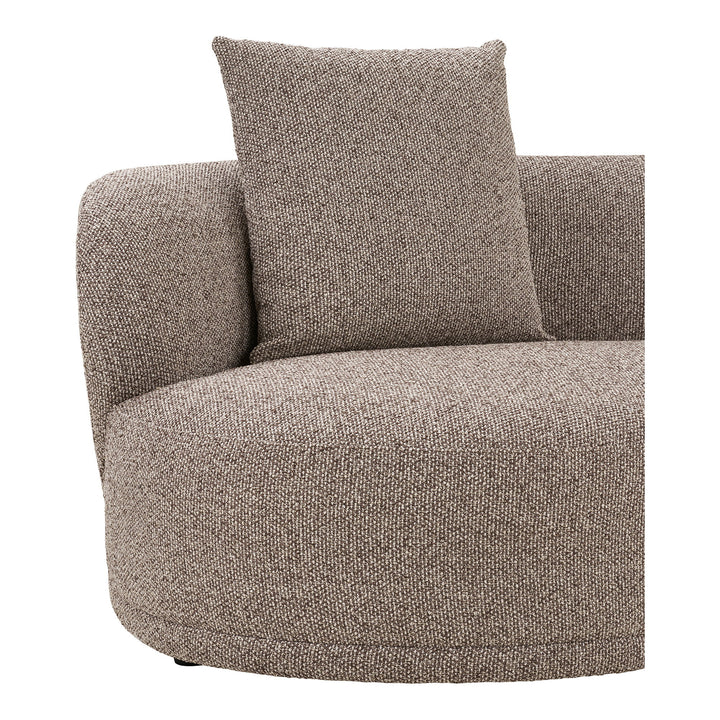 House Nordic Kingston loungesoffa brun – höger