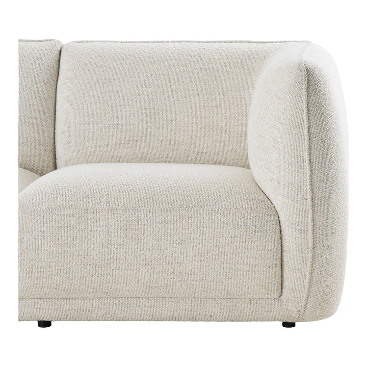 House Nordic Noor vänstervänd loungesoffa i offwhite tyg