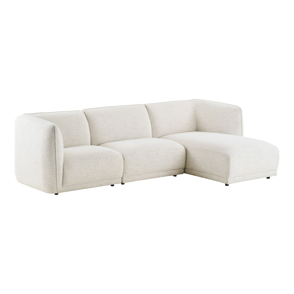 House Nordic Noor loungesoffa högervänd off-white