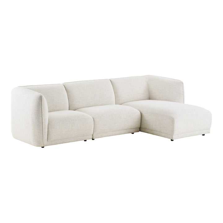 House Nordic Noor loungesoffa högervänd off-white
