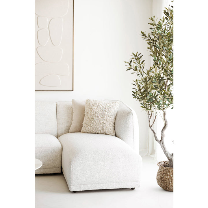 House Nordic Noor loungesoffa högervänd off-white