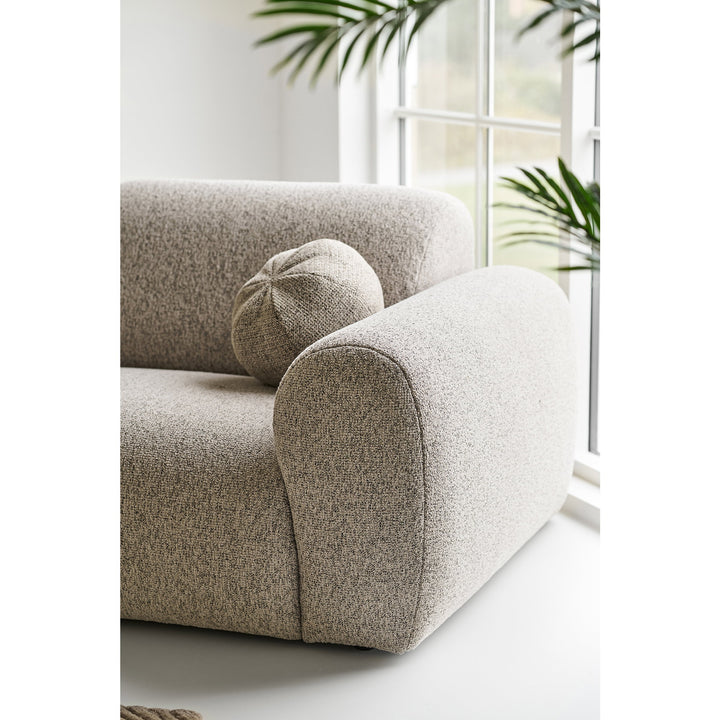 House Nordic Clyde vänstervänd loungesoffa i stengrått utförande