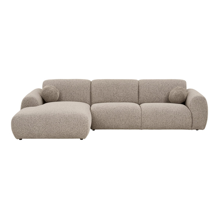 House Nordic Clyde vänstervänd loungesoffa i stengrått utförande