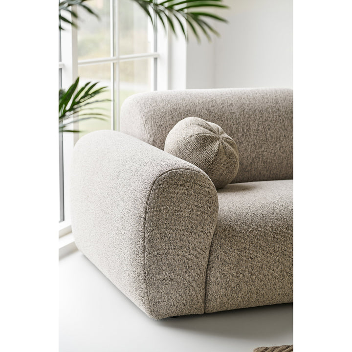 House Nordic Clyde högervänd loungesoffa i stengrått utförande