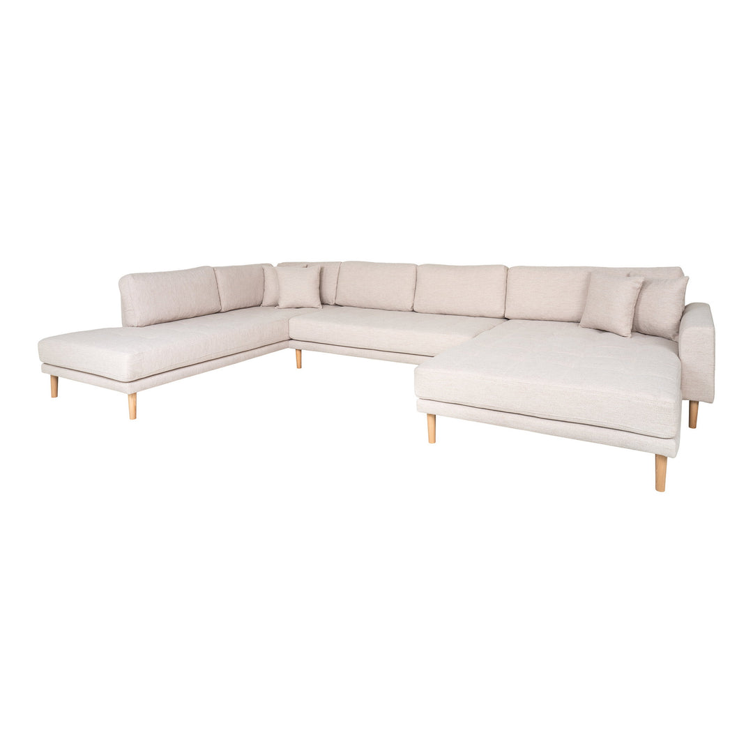 House Nordic Lido U-soffa sand – högervänd, detaljbild SKU HOU-1301706