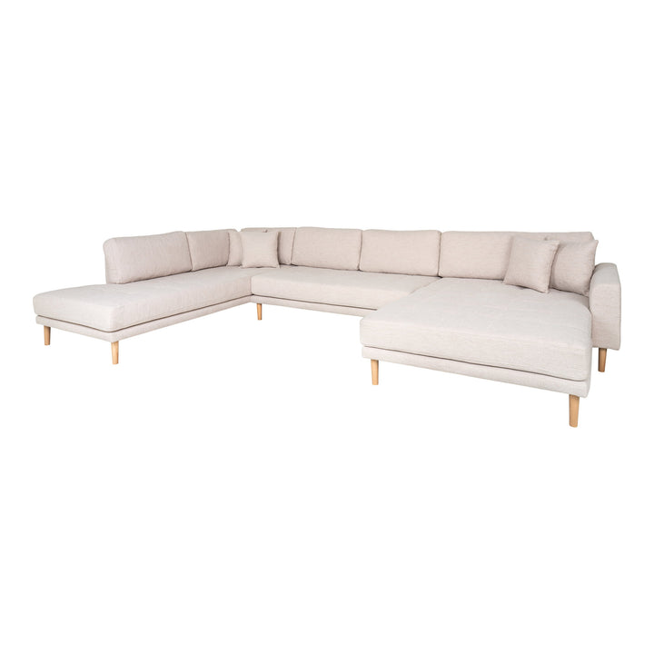 House Nordic Lido U-soffa sand – högervänd, detaljbild SKU HOU-1301706