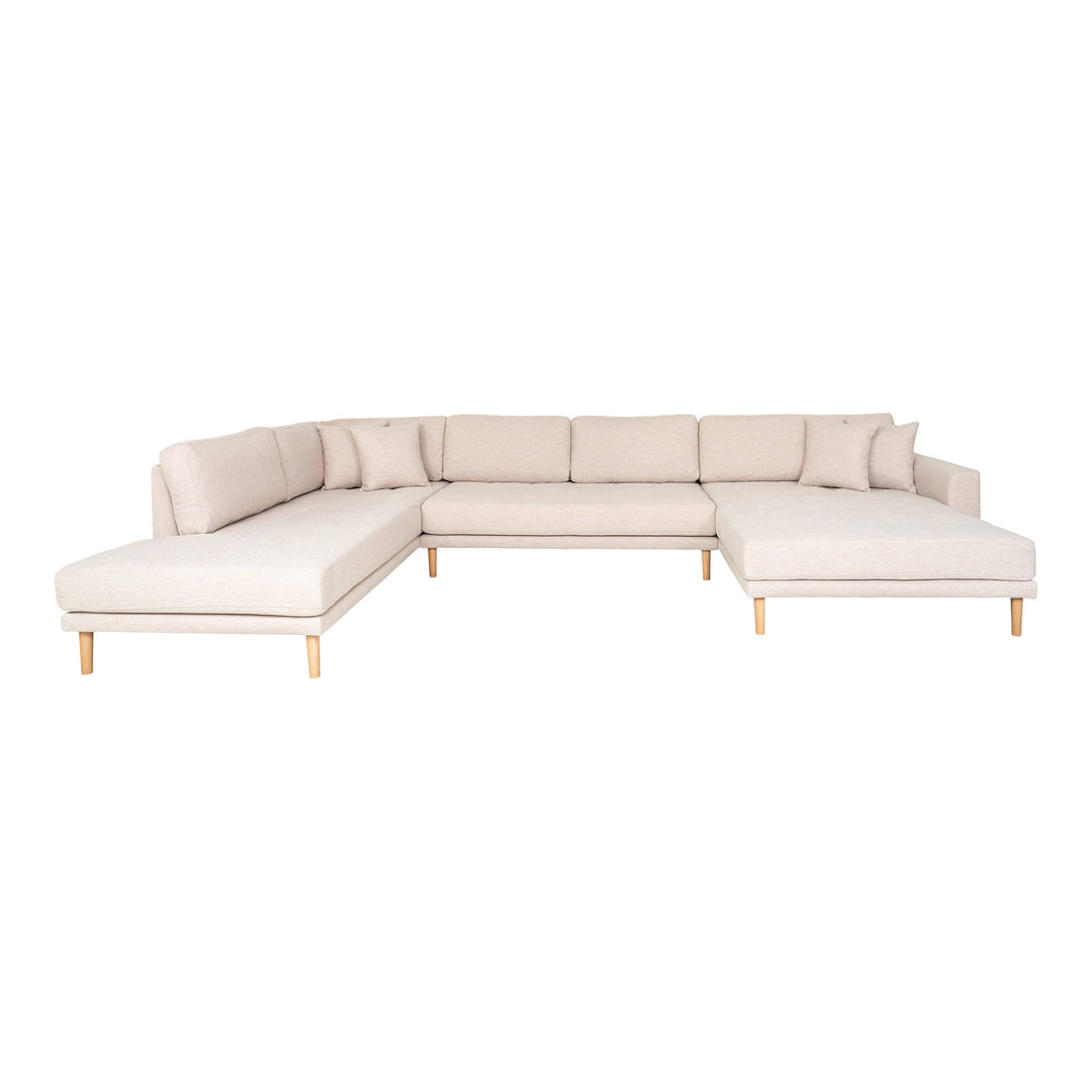 House Nordic Lido U-soffa sand – högervänd, SKU HOU-1301706