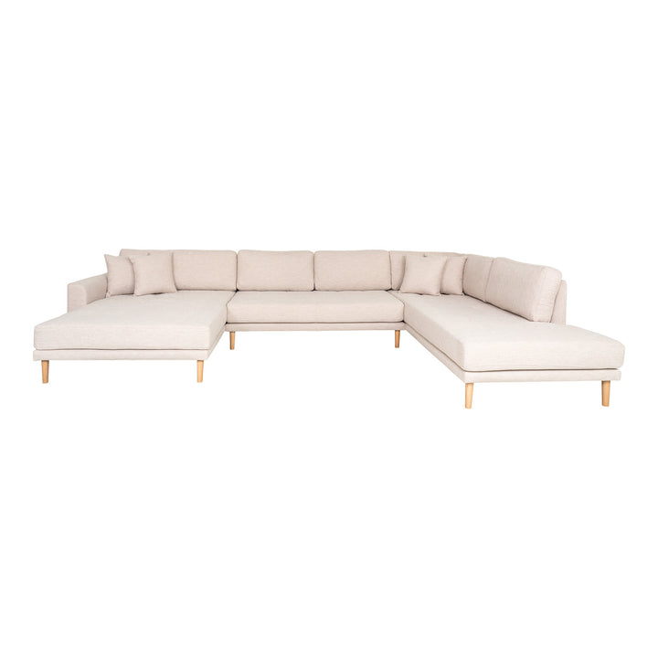 House Nordic Lido U-soffa sand – vänstervänd, SKU HOU-1301707