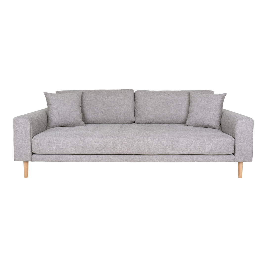 House Nordic Lido 3-sitssoffa Ljusgrå – framifrån – HOU-1301750