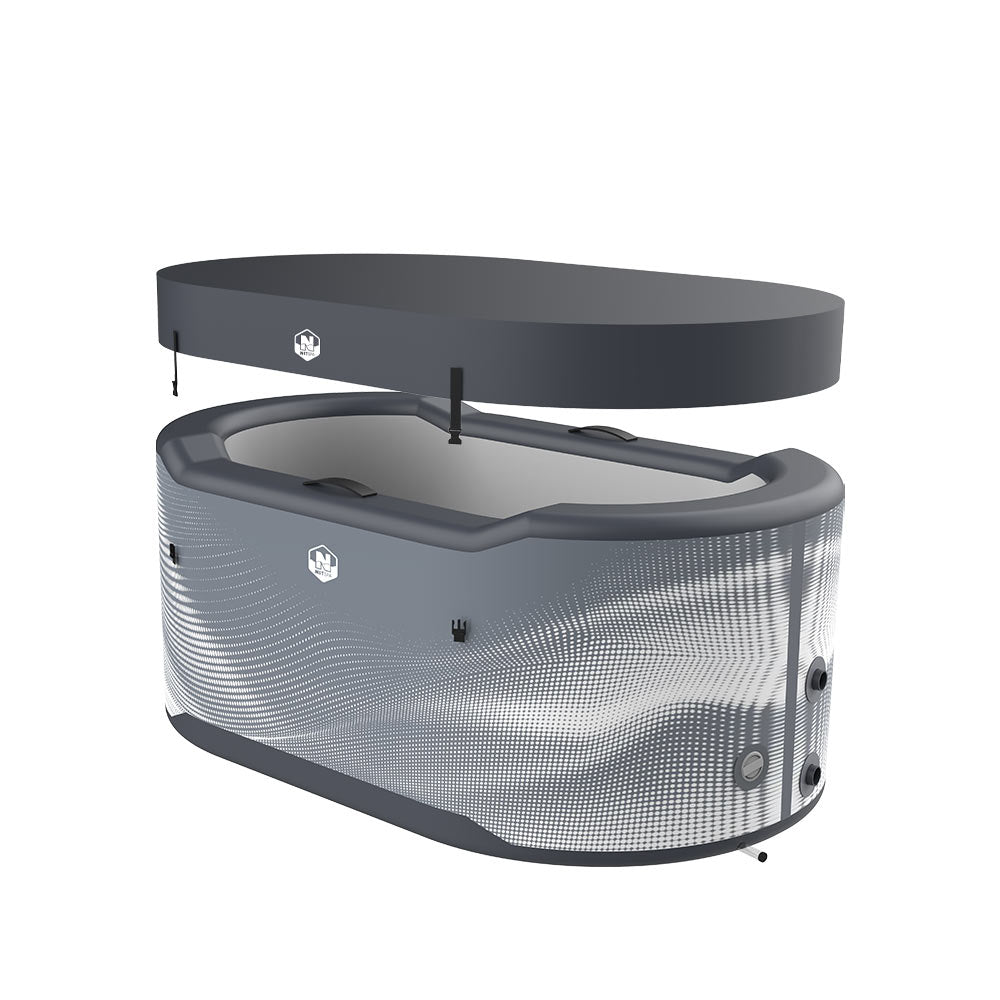 NetSpa Järvi Ice Bath – Drop-Stitch Ice Bath with Chiller Connection (without Chiller)