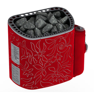 SAWO Electric Sauna Heater Dragonfire Scandifire Red 3-Phase 1-Phase