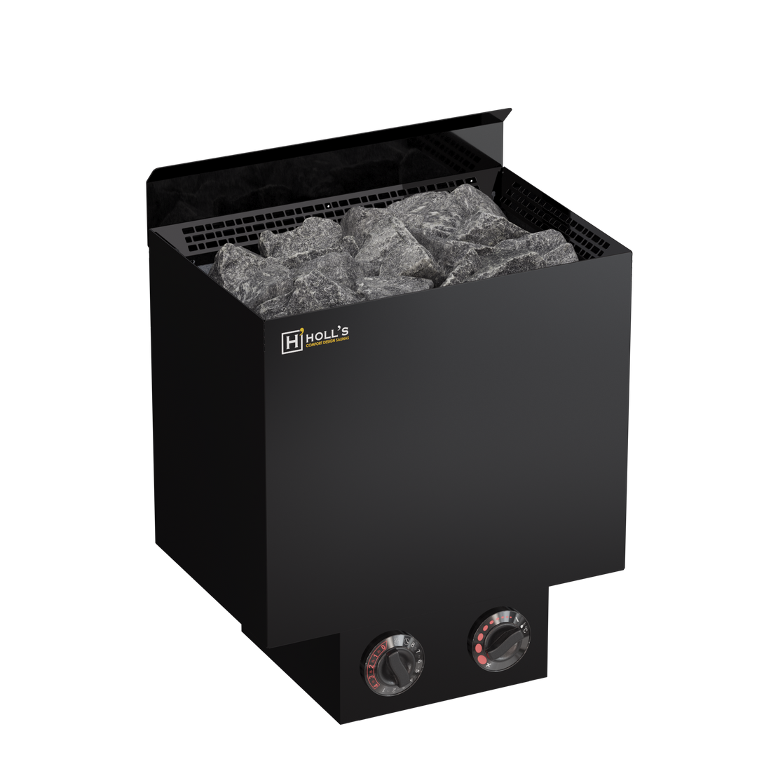 Sauna heater HOLL’S VULKANO Black 6.0 kW