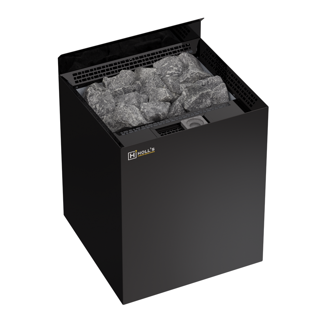 Saunaovn HOLL’S VULKANO COMBI Black 6 kW