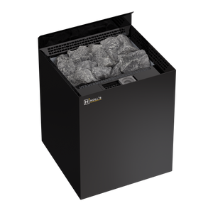 Bastuaggregat VULKANO COMBI Black 9 kW