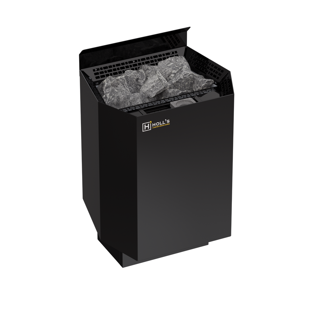 Saunaovn HOLL’S VULKANO COMBI Black Mini 3,6 kW