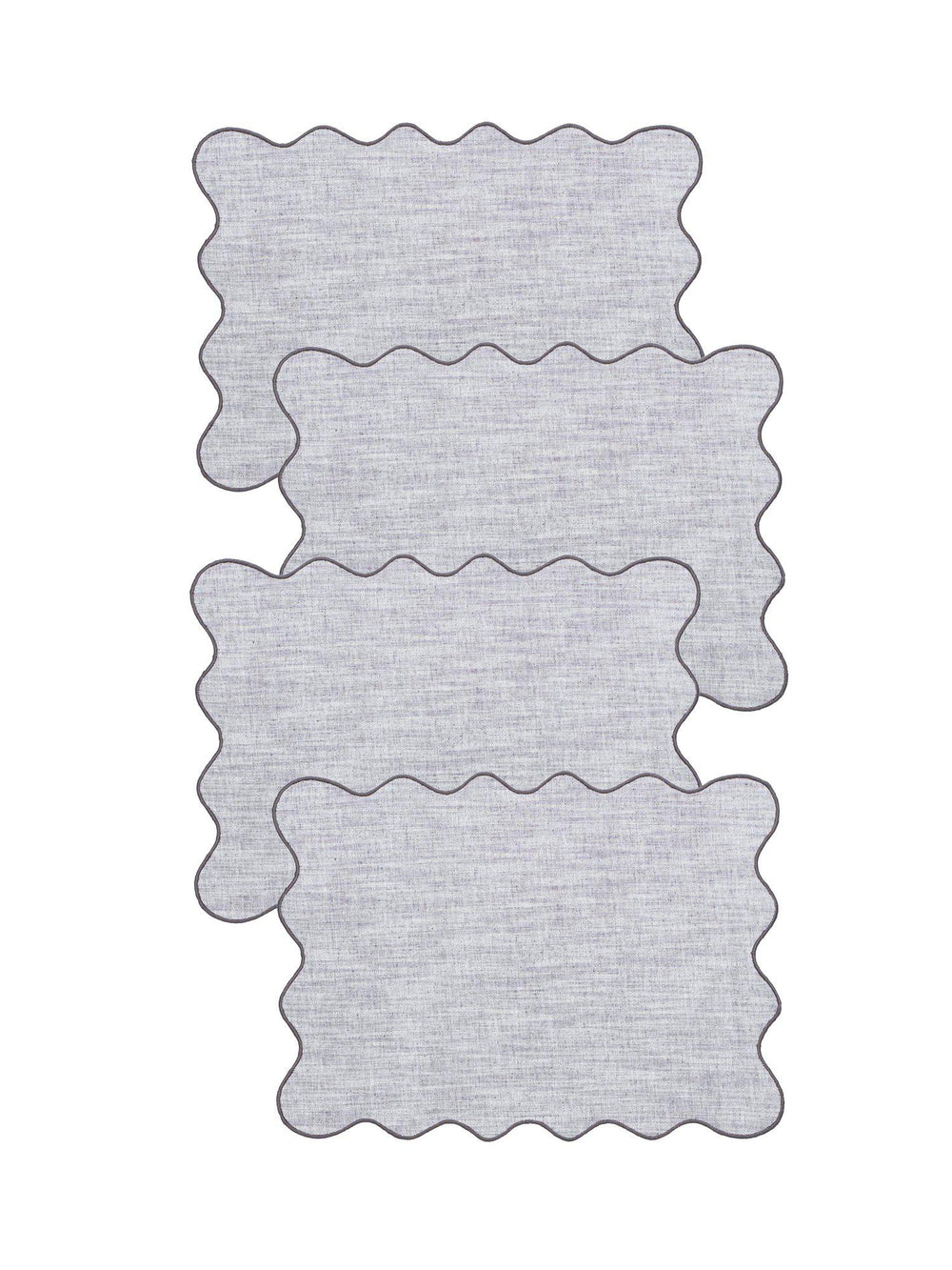 Svanefors Sabina bordstabletter Asfalt 35×45 cm 4-pack