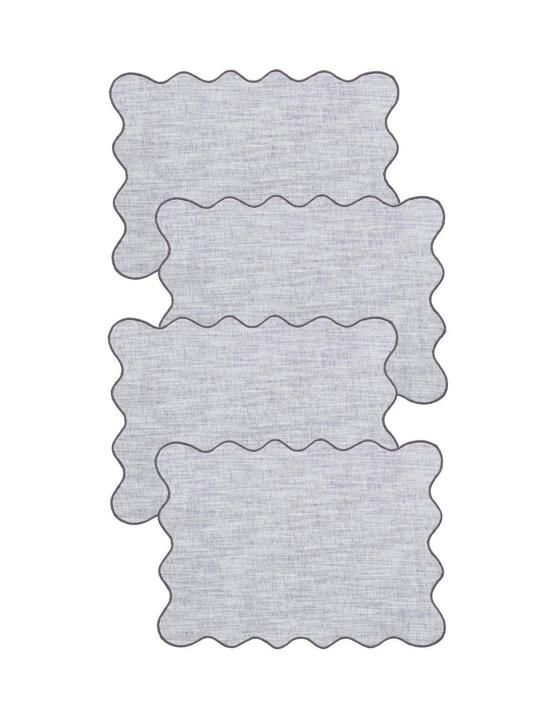 Svanefors Sabina bordstabletter Asfalt 35×45 cm 4-pack