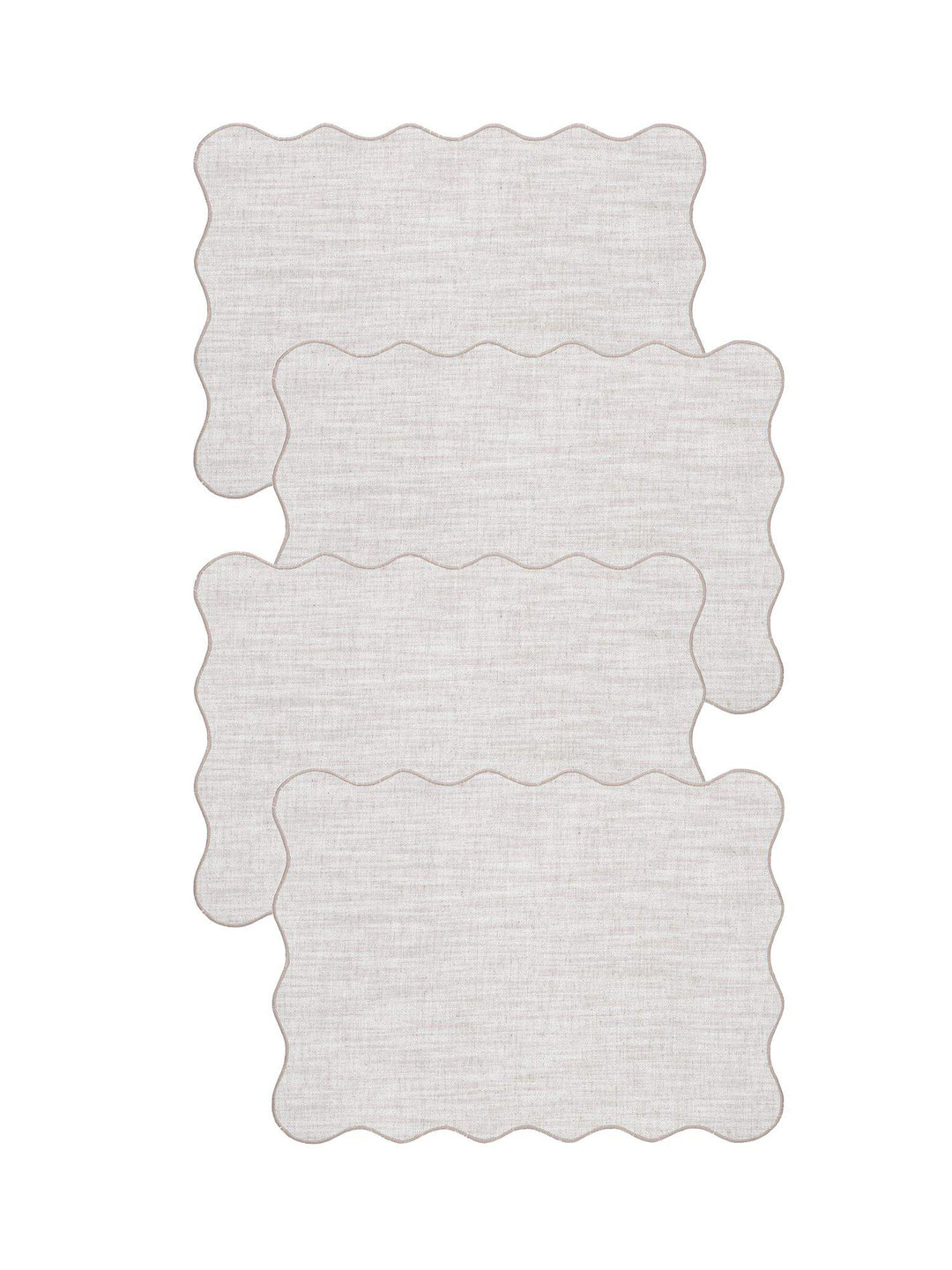 Svanefors Sabina bordstabletter Beige 35×45 cm 4-pack