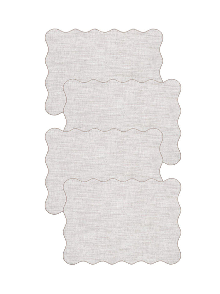 Svanefors Sabina bordstabletter Beige 35×45 cm 4-pack