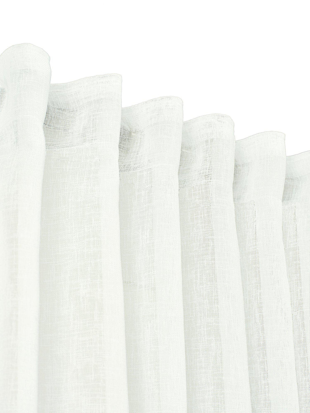 Svanefors Sol utomhusgardin offwhite detalj