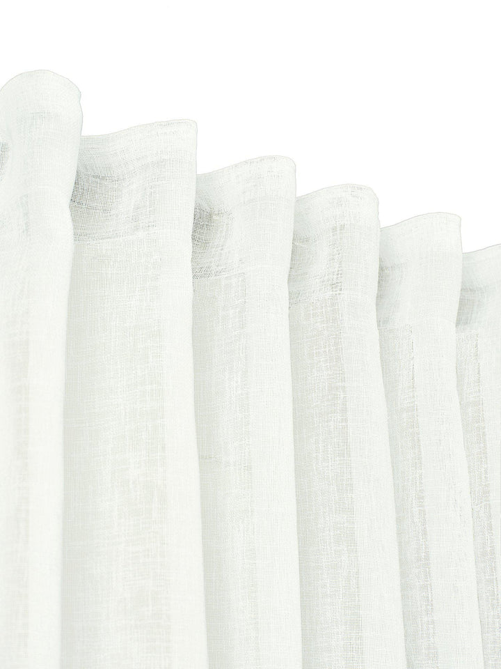 Svanefors Sol utomhusgardin offwhite detalj