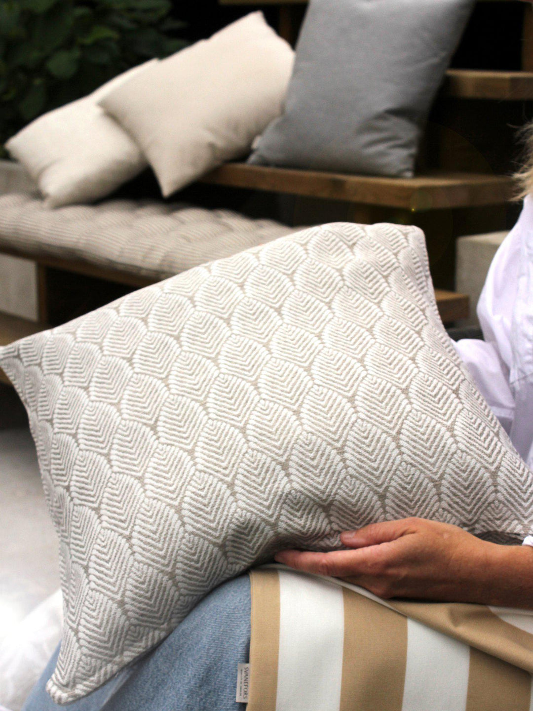 Svanefors Stiltje Cushion Cover