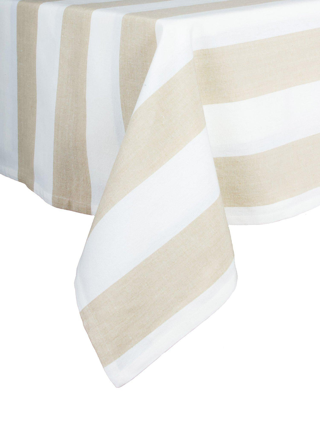 Svanefors Louise bordsduk beige 145×250 cm detalj