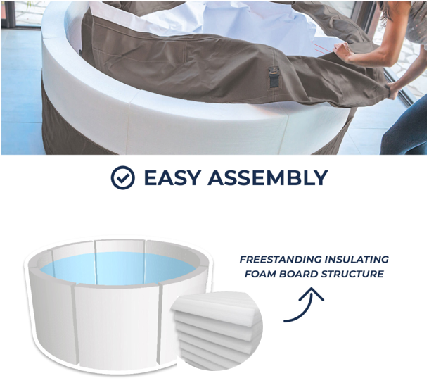 NetSpa Vita Premium – Semi-Rigid Hot Tub 4–6 people