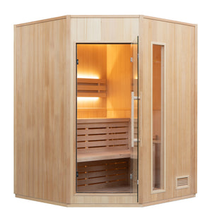 Sauna Vapeur ZEN Angulaire - 3 Personer bastu